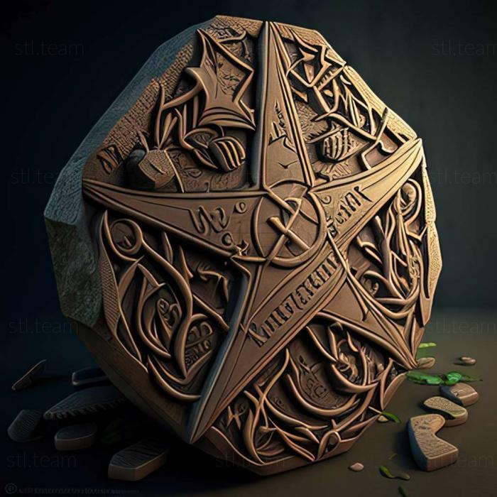 3D model Wishbringer The Magick Stone of Dreams game (STL)